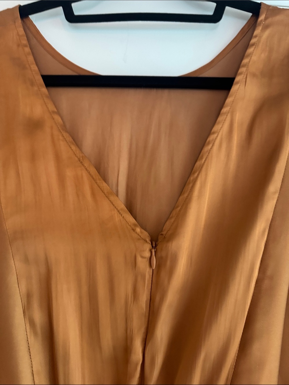 Astr Rust-Brown Long Sleeve Midi Dress - Picture 4 of 6